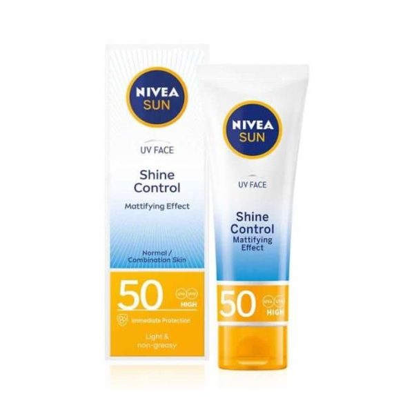 Buy NIVEA Sunscreen Face Shine Control Cream SPF 50 - 50 ml at Elomart Nigeria